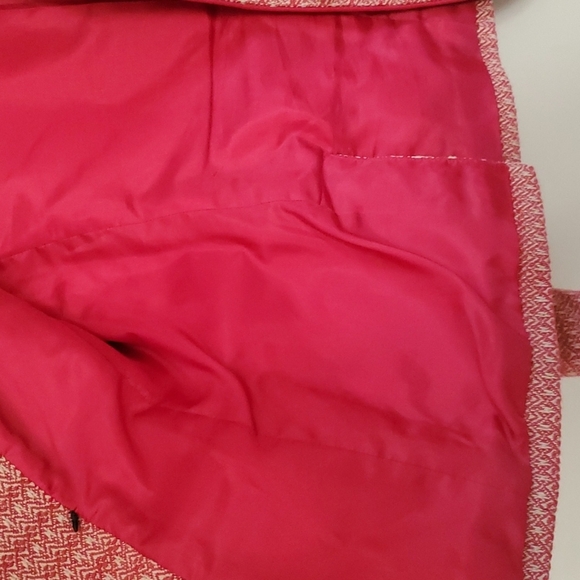 Talbots Red Tweed Two Button Wool Blazer 8 - Picture 8 of 10
